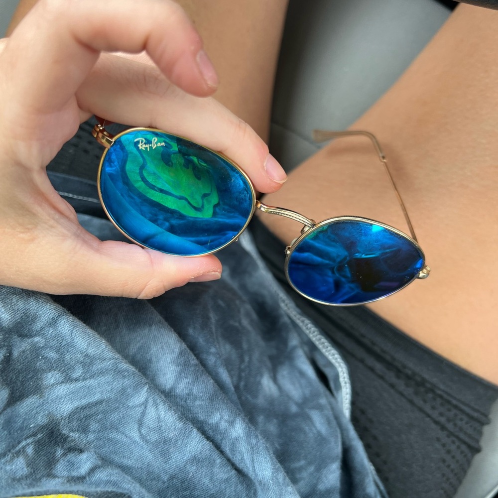 Raybans Blue Aviator - image 2